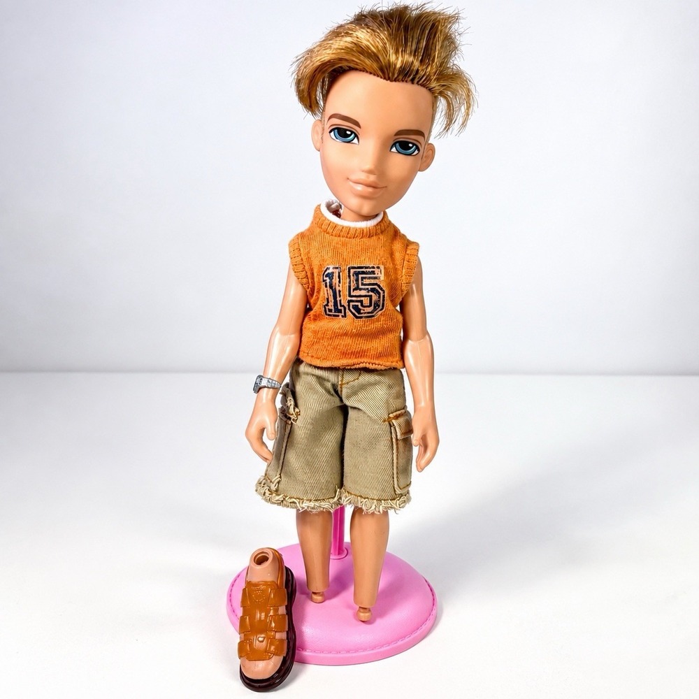 Bratz Boyz Nu-Cool Cameron Doll 2003 2nd Edition Version 1 Outfit Watch MGA